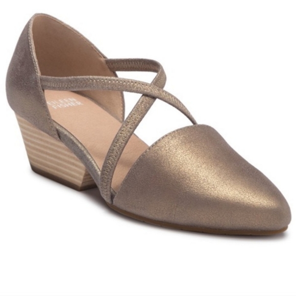 Eileen Fisher Shoes - Eileen Fisher Poet D'Orsay Block Heel
